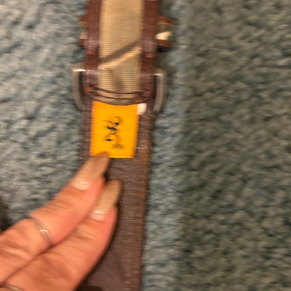 Browning Camouflage Brown Belt - Picture 4 of 5